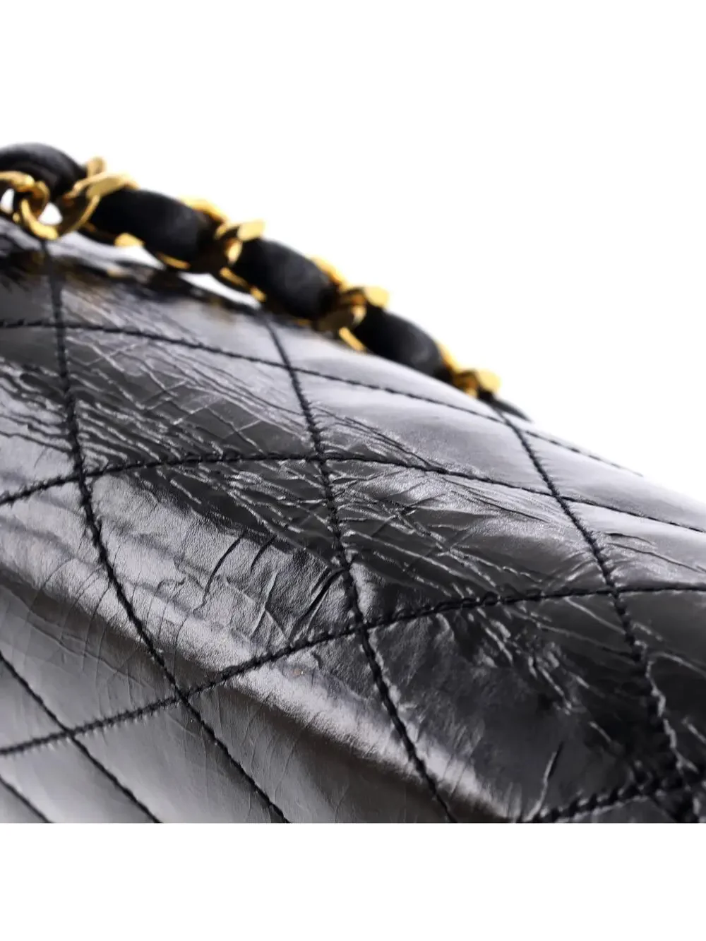 Chanel Vintage Cc Chain Flap Bag #275653C42B